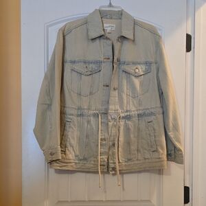 Universal Thread denim cinched jacket in vintage wash